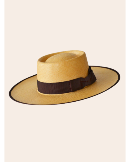 Sombrero portugais. Sombrero artisanal. Sombrero portugais artisanal en paille.