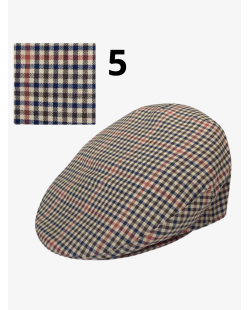 Casquette campera pied de poule, casquette tissu fin pour l'été