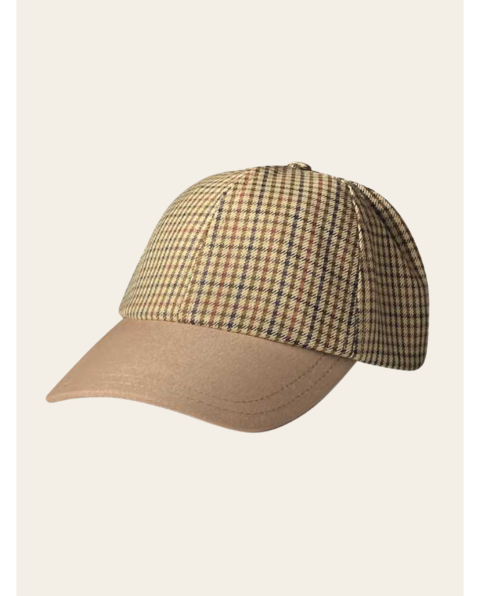 Casquette pied de poule