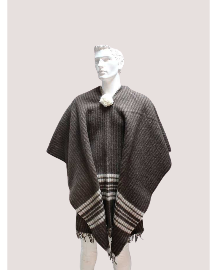 Poncho Rociero en laine