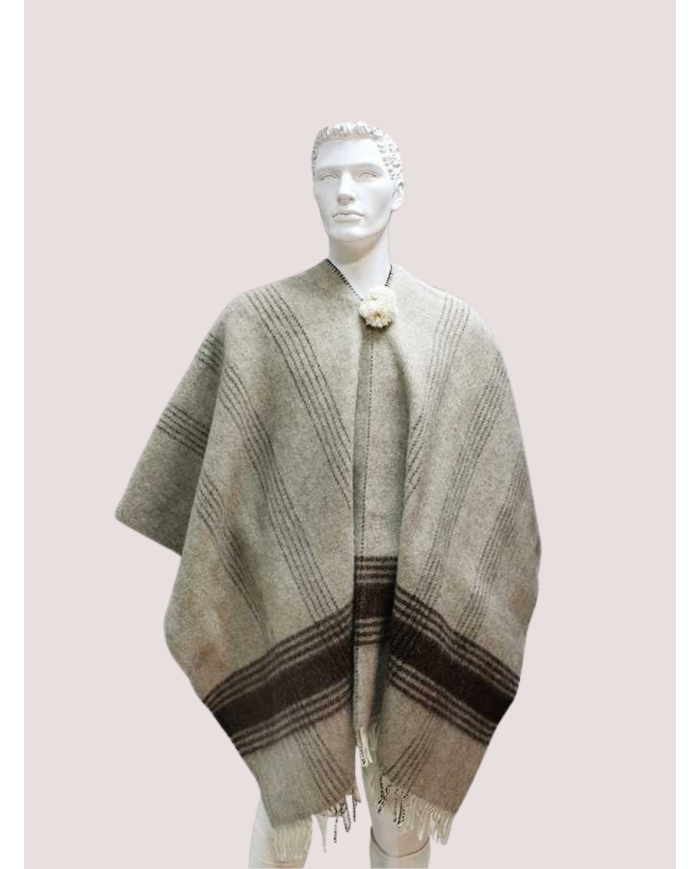 Poncho Rociero en laine