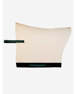 TAPIS DE SELLE MARJOMAN FEUTRINE AVEC RENFORT EN CUIR PORTUGAIS