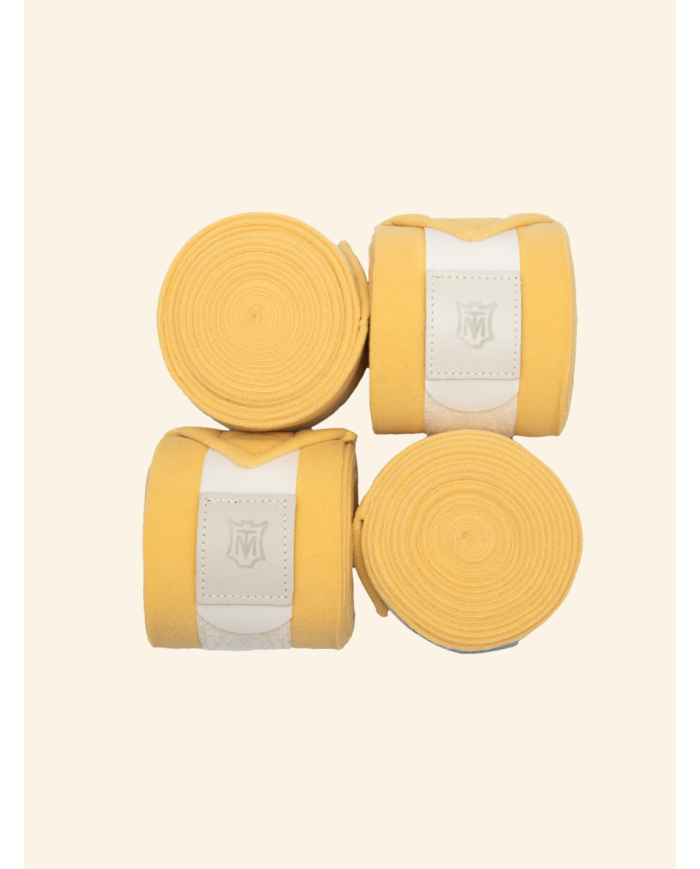MATTES - Bandes de polo cuir clair