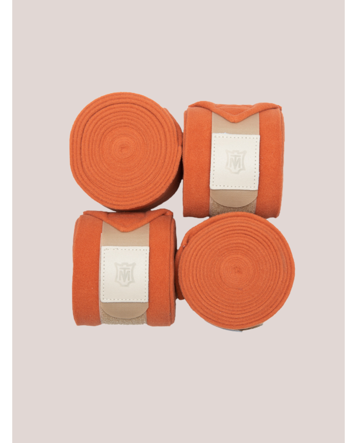 MATTES - Bandes de polo cuir clair