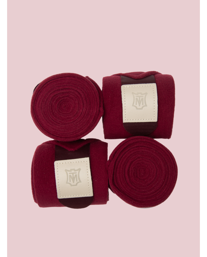 MATTES - Bandes de polo cuir clair