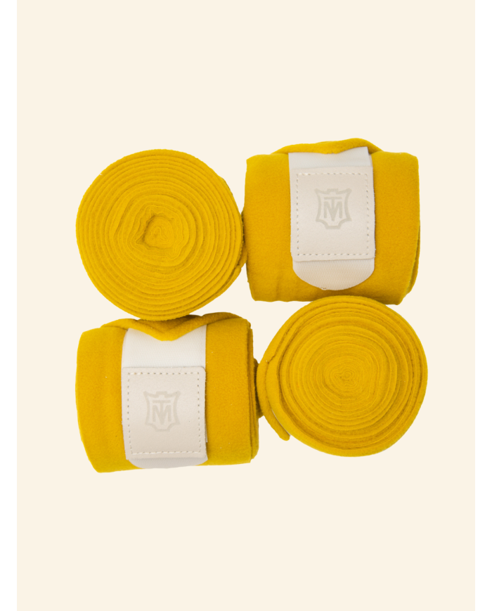 MATTES - Bandes de polo cuir clair