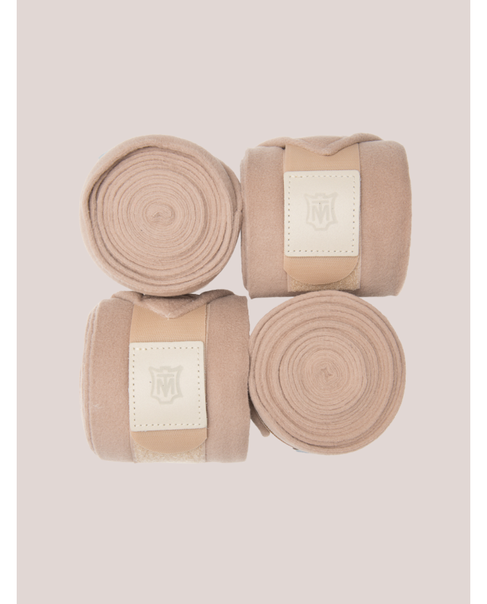 MATTES - Bandes de polo cuir clair