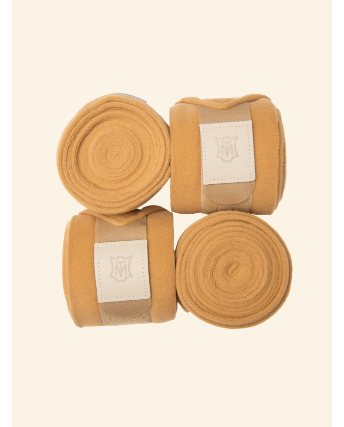 MATTES - Bandes de polo cuir clair