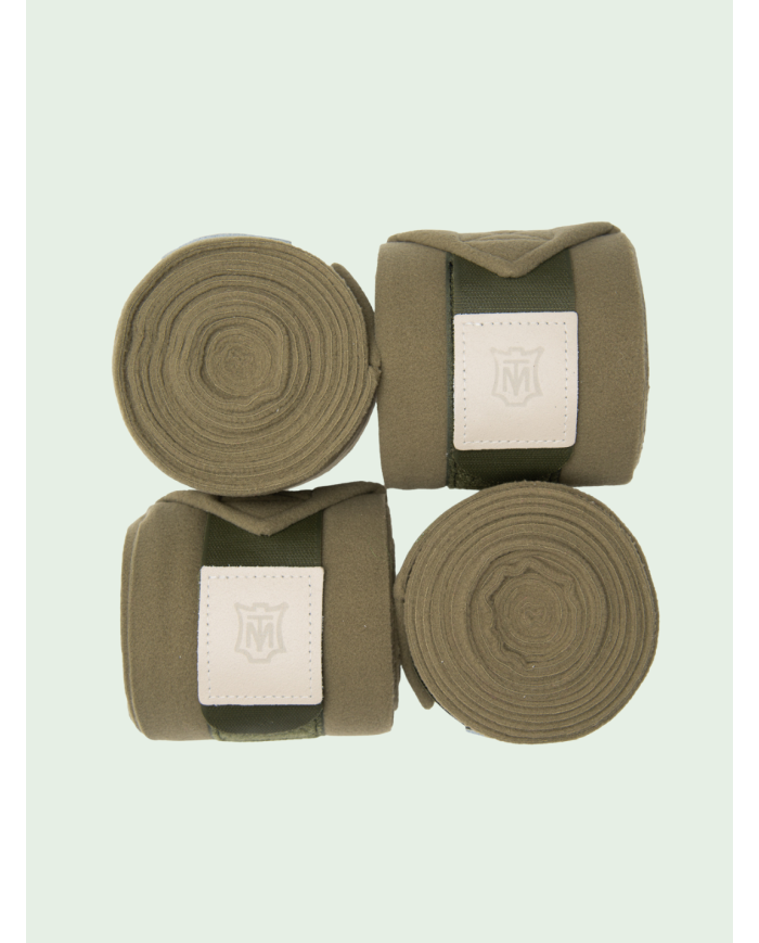 MATTES - Bandes de polo cuir clair