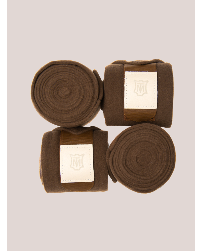 MATTES - Bandes de polo cuir clair