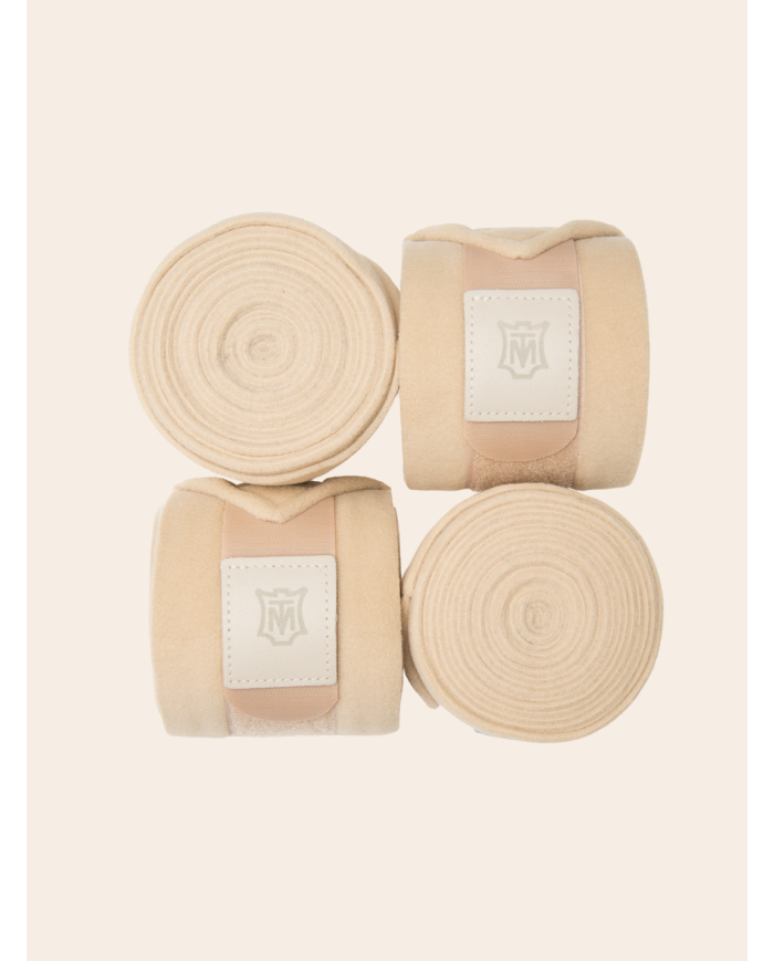 MATTES - Bandes de polo cuir clair
