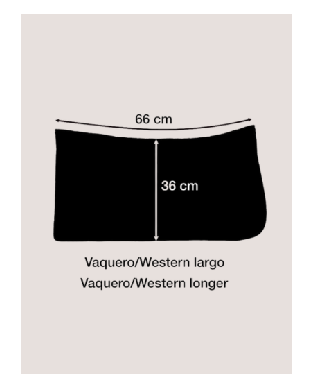 MARJOMAN - Tapis feutrine vaquero/western