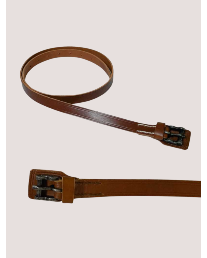 Lanières d'éperons vaquera boucles forgées