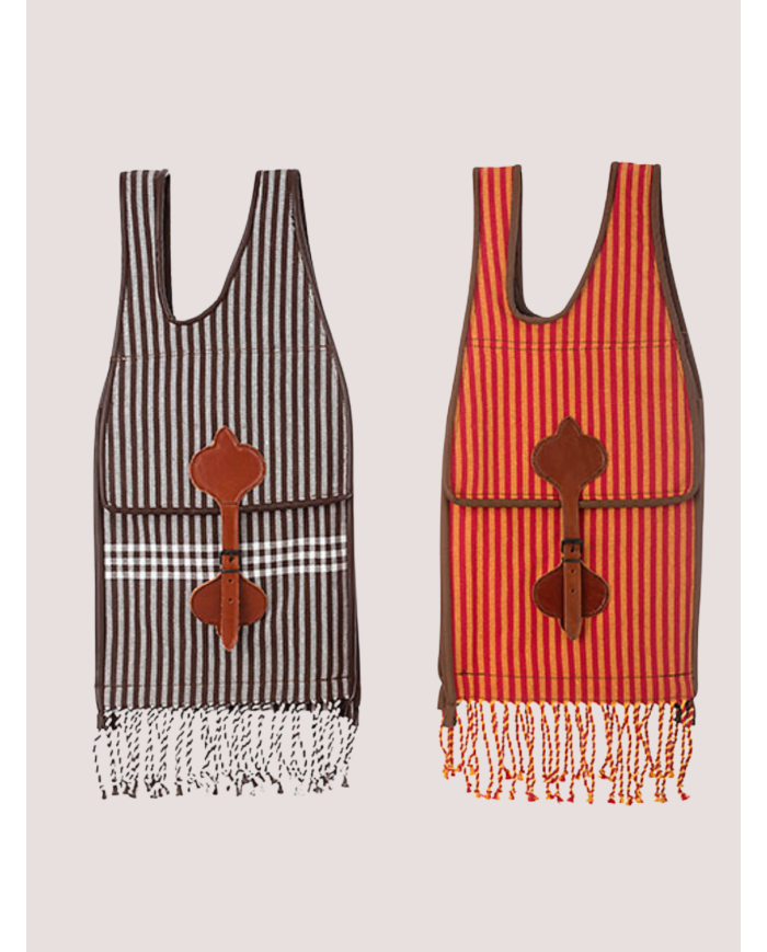 Sacoches vaqueras en toile motifs