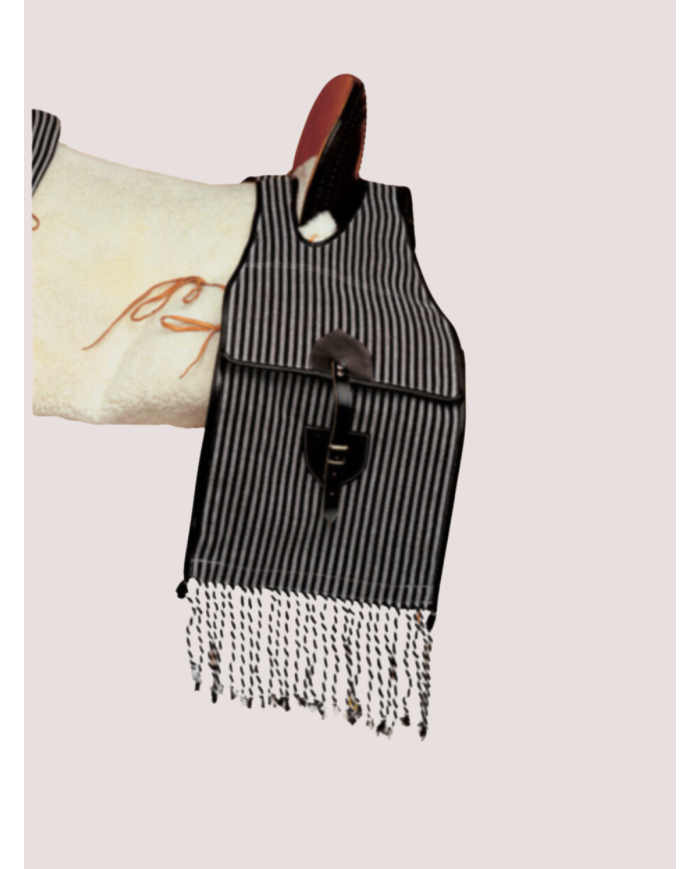 Sacoches vaqueras en toile motifs