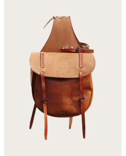 Sacoches randonnée en cuir artisanal MARJOMAN