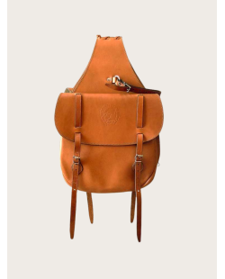 Sacoches randonnée en cuir artisanal MARJOMAN