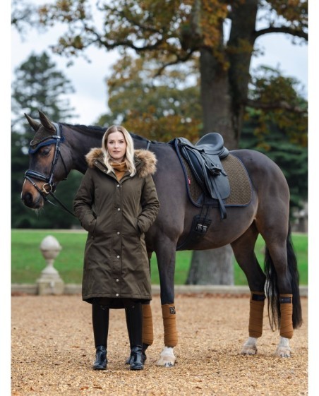 LeMieux - Tapis square dressage en suédine