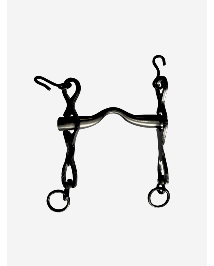 Mors Portugais avec embouchure Lisse noir