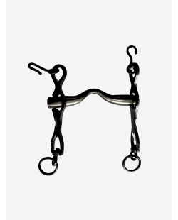 Mors Portugais avec embouchure Lisse noir