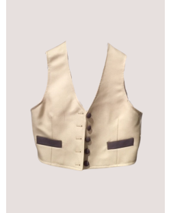 Veste Espagnole col arrondi sur mesure