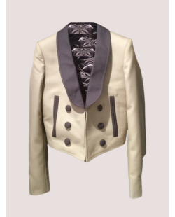 Veste Espagnole col arrondi sur mesure