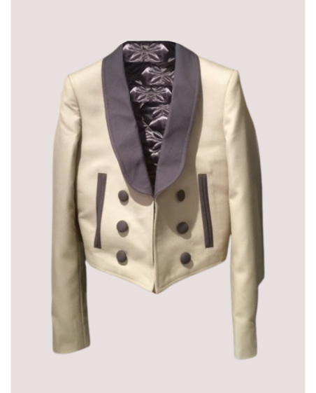 Veste Espagnole col arrondi sur mesure