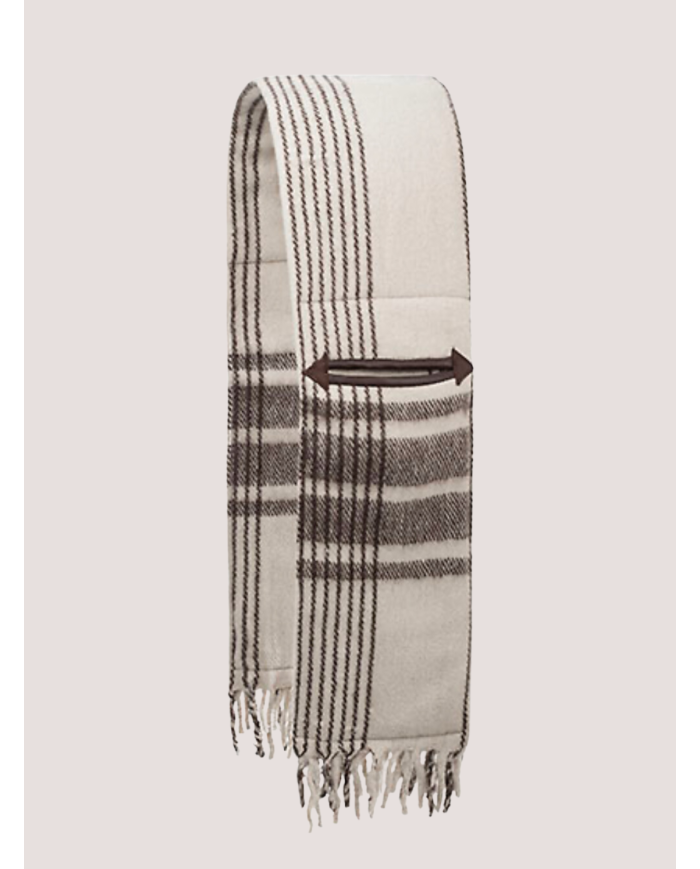 Manta Estribera Artisanale en laine