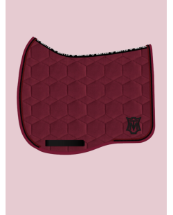 MATTES - Tapis velours bordeaux