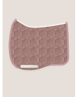 MATTES - Tapis velours rose & cristal