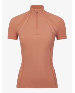 LeMieux - Maillot de corps à manches courtes Mia mesh APRICOT