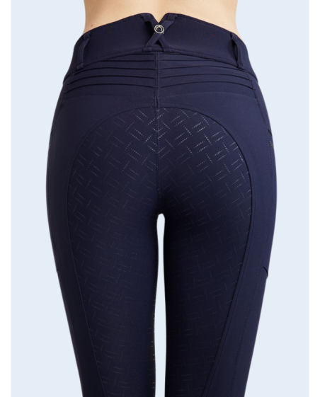 MONTAR - Pantalon Morosie à plis et cristaux