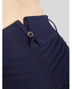 MONTAR - Pantalon Morosie à plis et cristaux