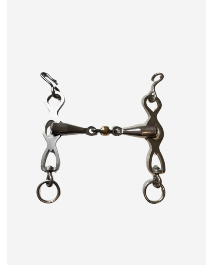 Mors portugais Artisanal double brisure inox