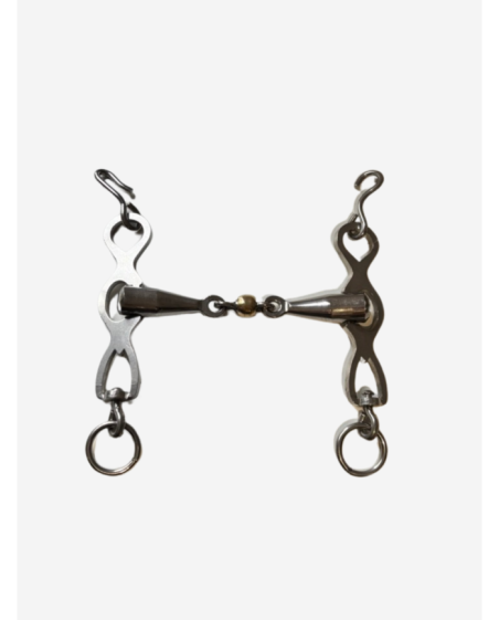 Mors portugais Artisanal double brisure inox