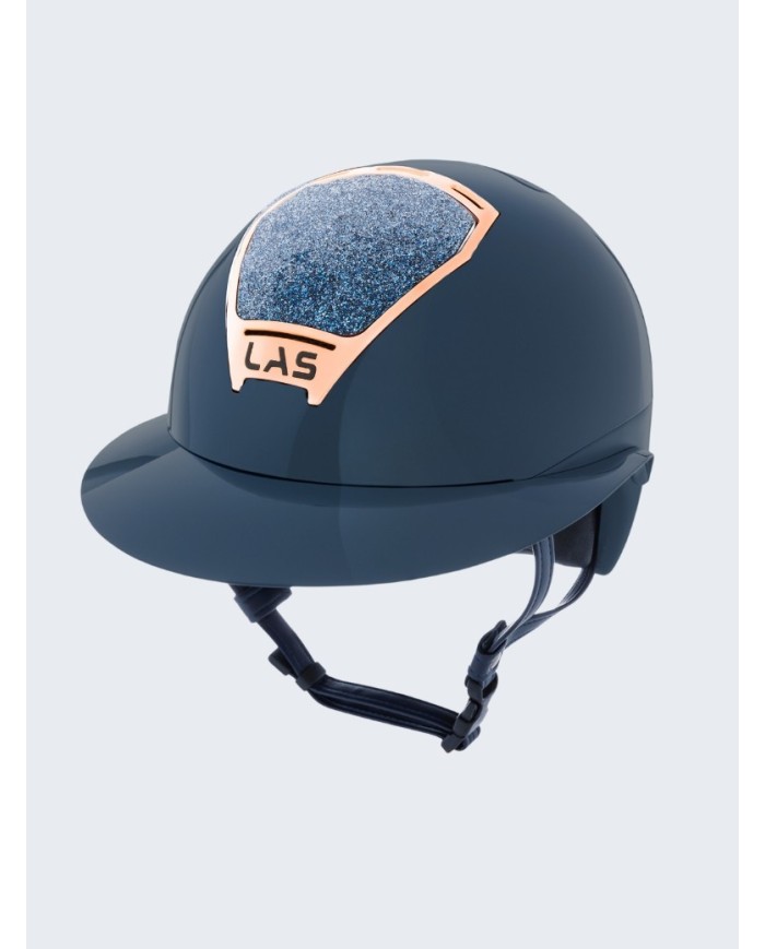 LAS HELMETS - OPERA CRYSTAL METAL BLUE 💎