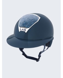 LAS HELMETS - OPERA CRYSTAL METAL BLUE 💎