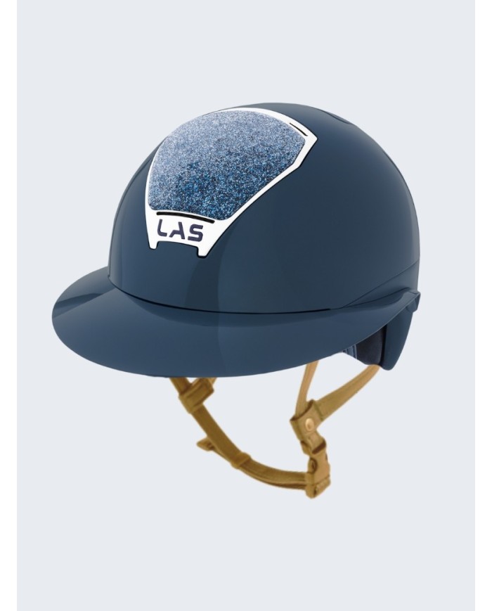LAS HELMETS - OPERA CRYSTAL METAL BLUE 💎