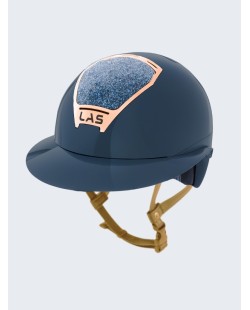 LAS HELMETS - OPERA CRYSTAL METAL BLUE 💎