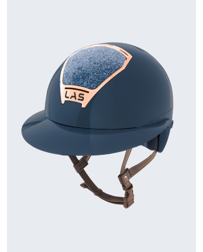 LAS HELMETS - OPERA CRYSTAL METAL BLUE 💎