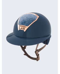 LAS HELMETS - OPERA CRYSTAL METAL BLUE 💎
