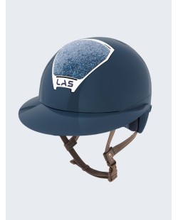 LAS HELMETS - OPERA CRYSTAL METAL BLUE 💎