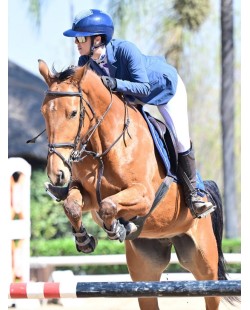 LAS HELMETS - OPERA CRYSTAL METAL BLUE 💎