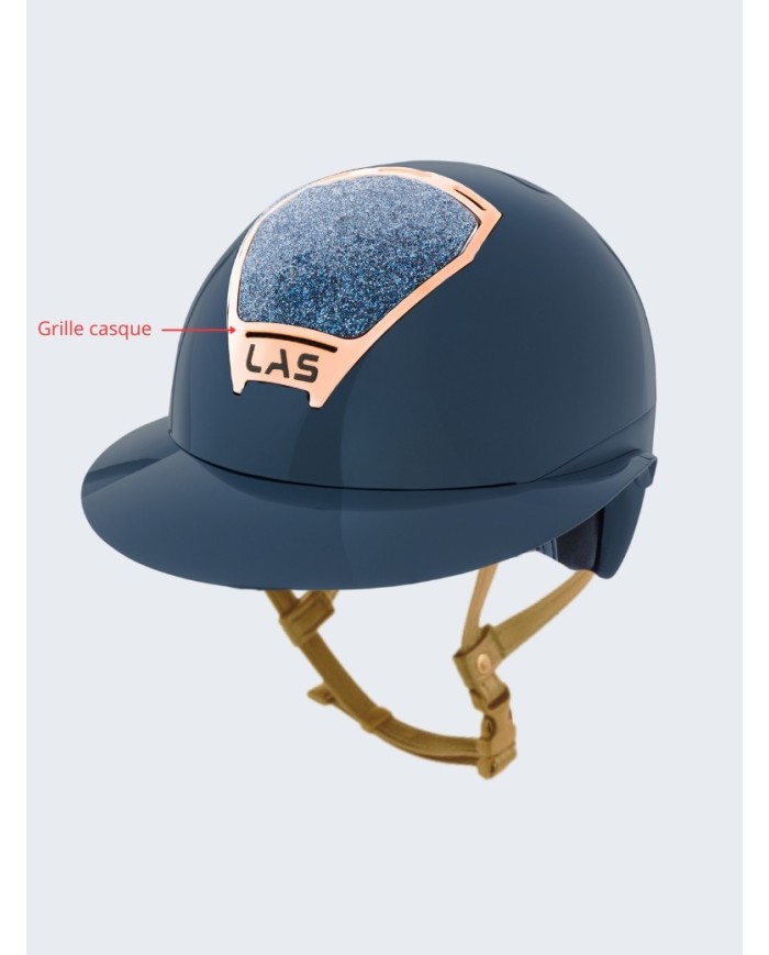 LAS HELMETS - OPERA CRYSTAL METAL BLUE 💎