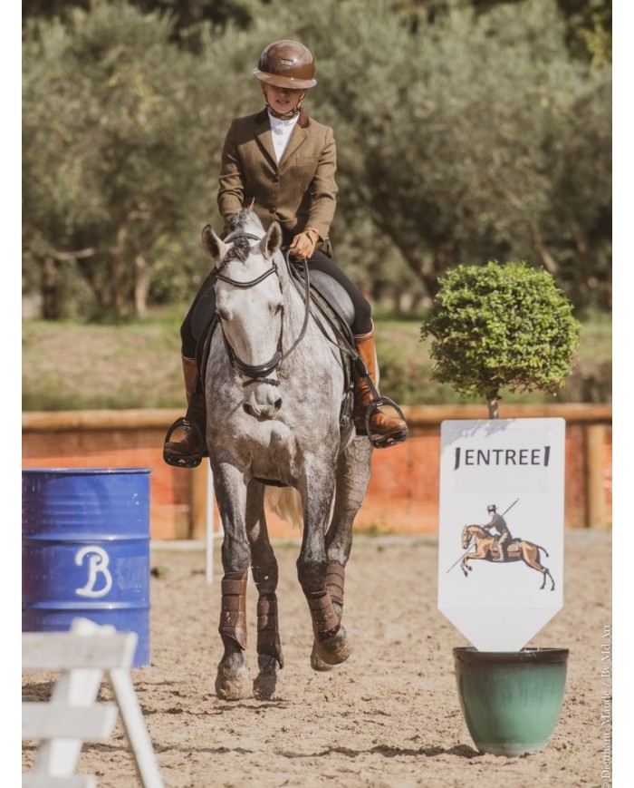 LAS HELMETS - Casque OPERA Rosegold & Brown
