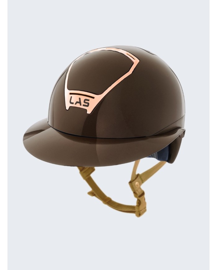 LAS HELMETS - Casque OPERA Rosegold & Brown