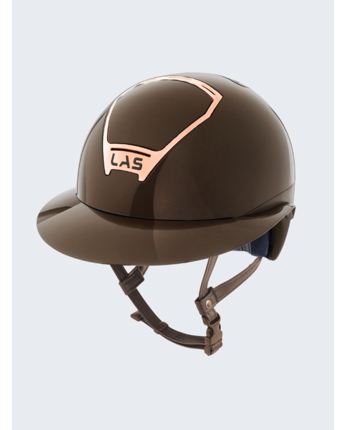 LAS HELMETS - Casque OPERA Rosegold & Brown