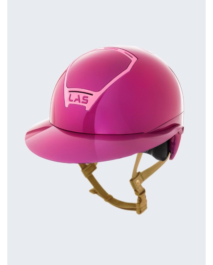 LAS HELMETS - Casque OPERA RAIMBOW Fuchsia