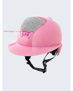 LAS HELMETS - Casque OPERA CRYSTAL METAL pink