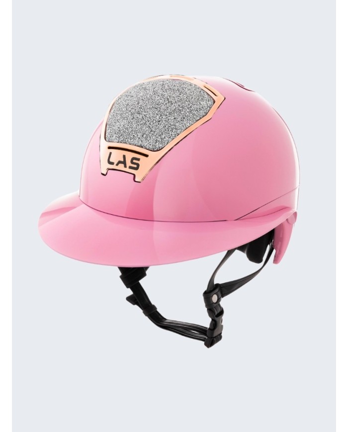LAS HELMETS - Casque OPERA CRYSTAL METAL pink